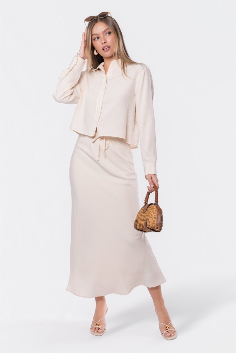 Anita Top (Khaki Stripe)