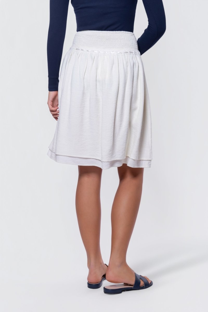 Avery Skirt 23" (Off White)