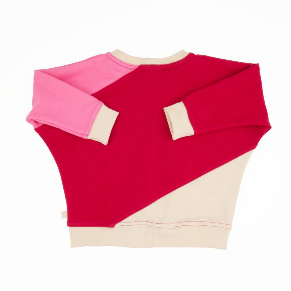 Baby Diagonal Colorblock Sweatshirt