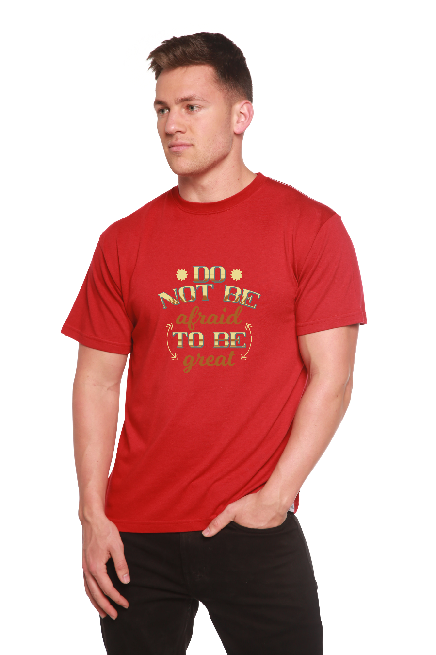 Do Not Be To Be Men's Bamboo Viscose/Organic Cotton Short Sleeve  Graphic T-Shirt