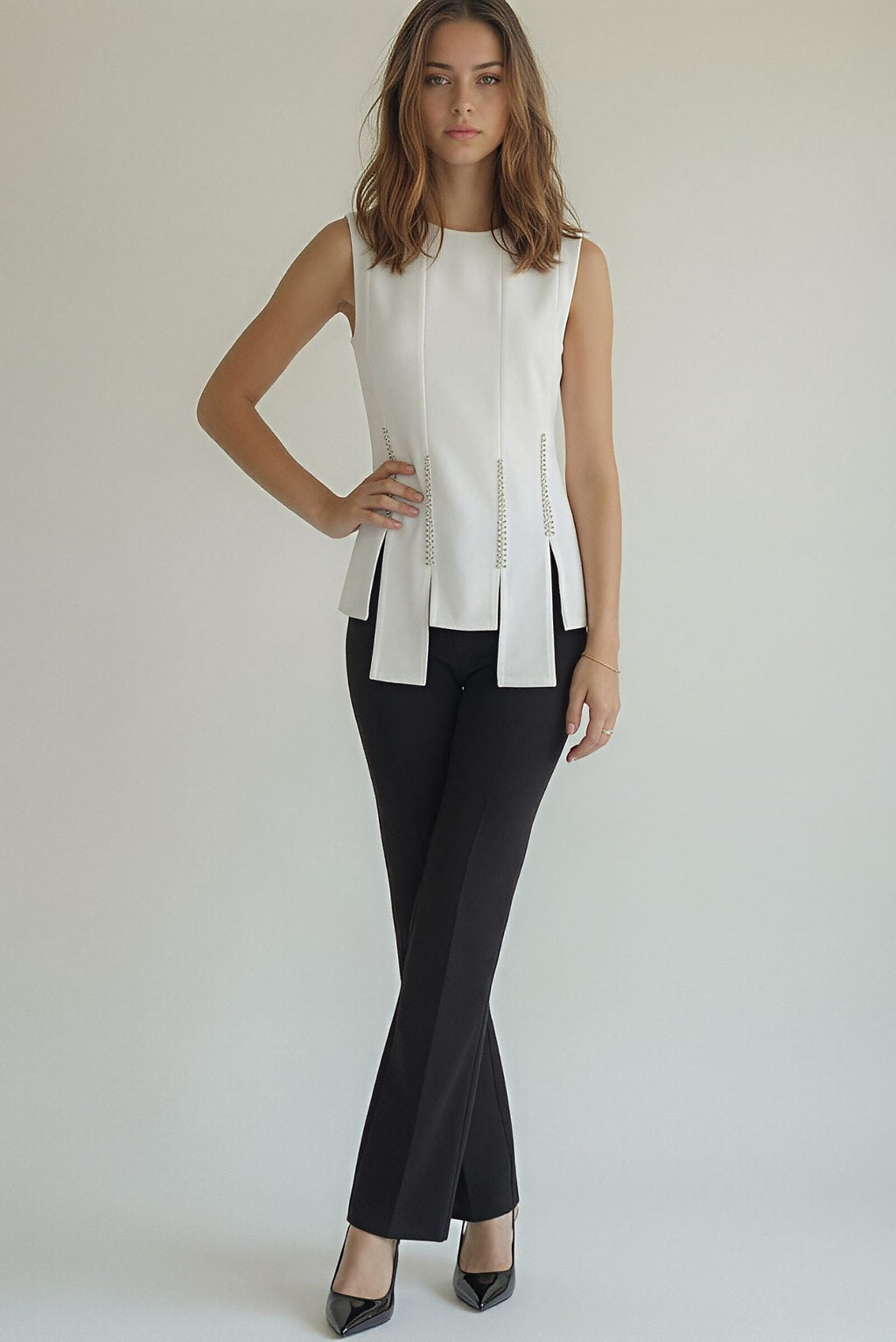 Freya Crystal Embellished top