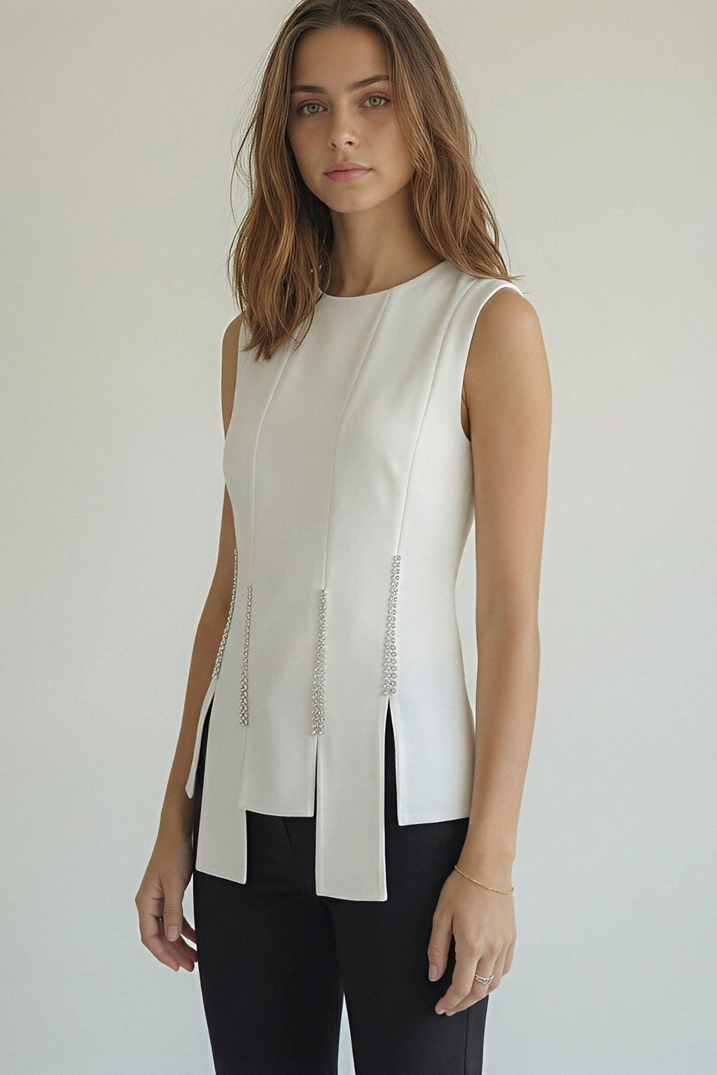 Freya Crystal Embellished top