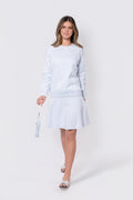 Karla Skirt 20" (Light Blue)