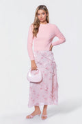 Laurel Skirt (Light Peach Pattern)