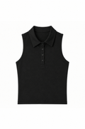 Lexy Organic Cotton Polo Tank