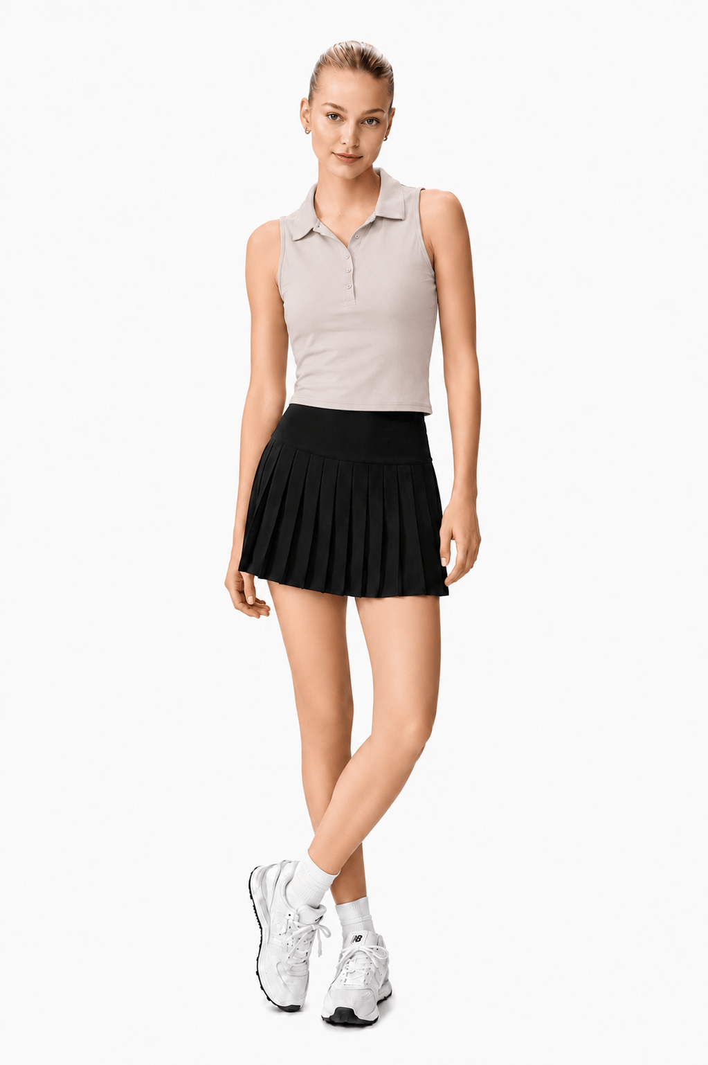 Lexy Organic Cotton Polo Tank