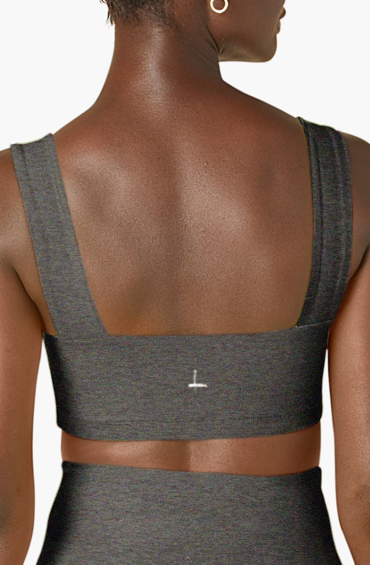 Square Neck Organic Cotton Sports Bra