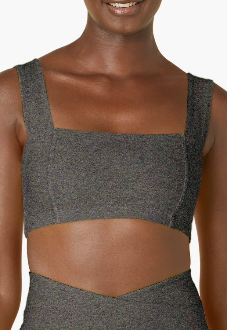Square Neck Organic Cotton Sports Bra