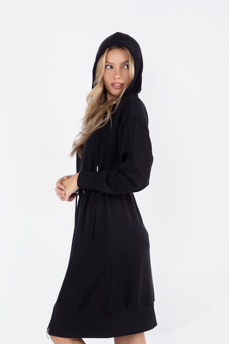 Mina Dress 40" (Black)