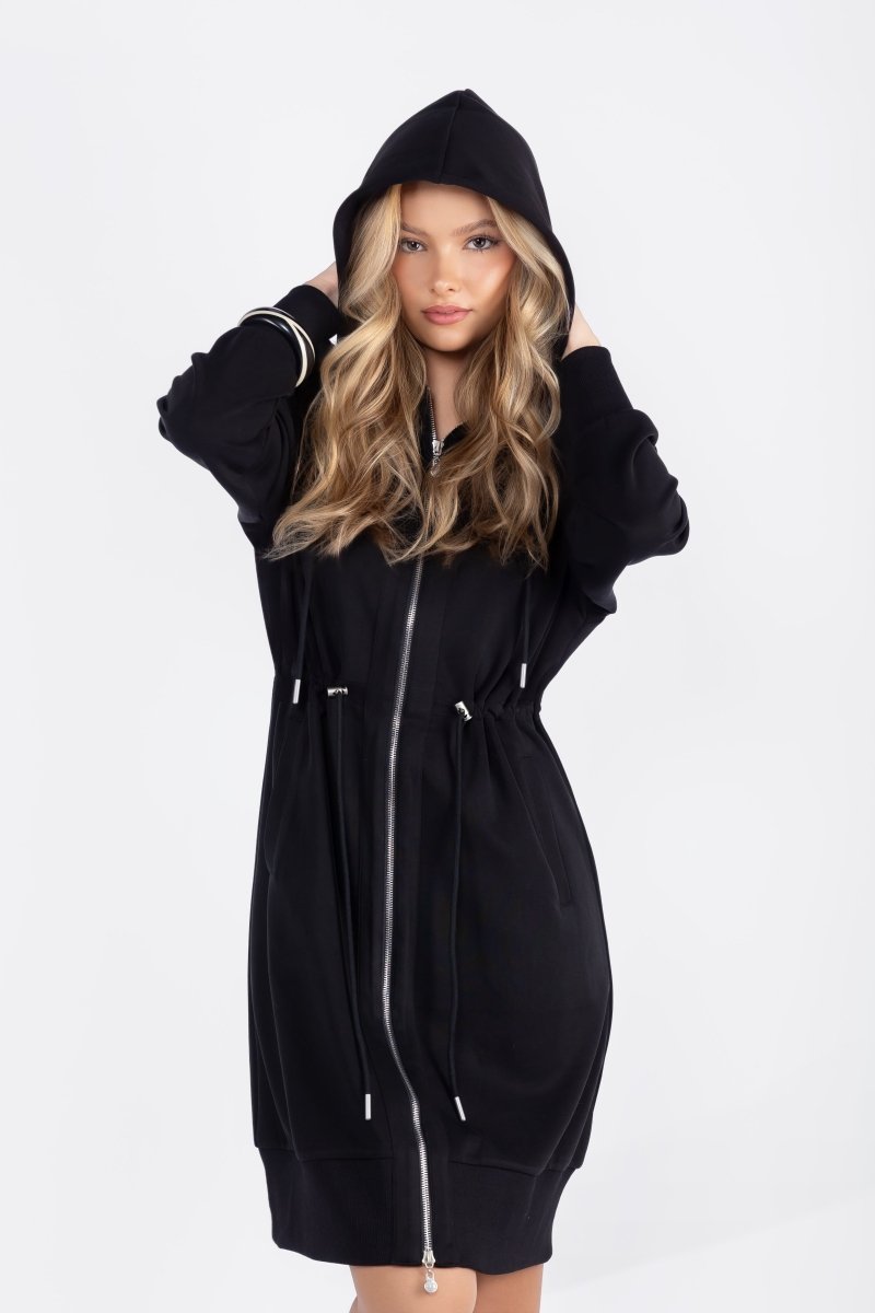 Mina Dress 40" (Black)