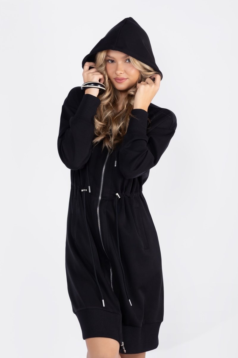 Mina Dress 40" (Black)