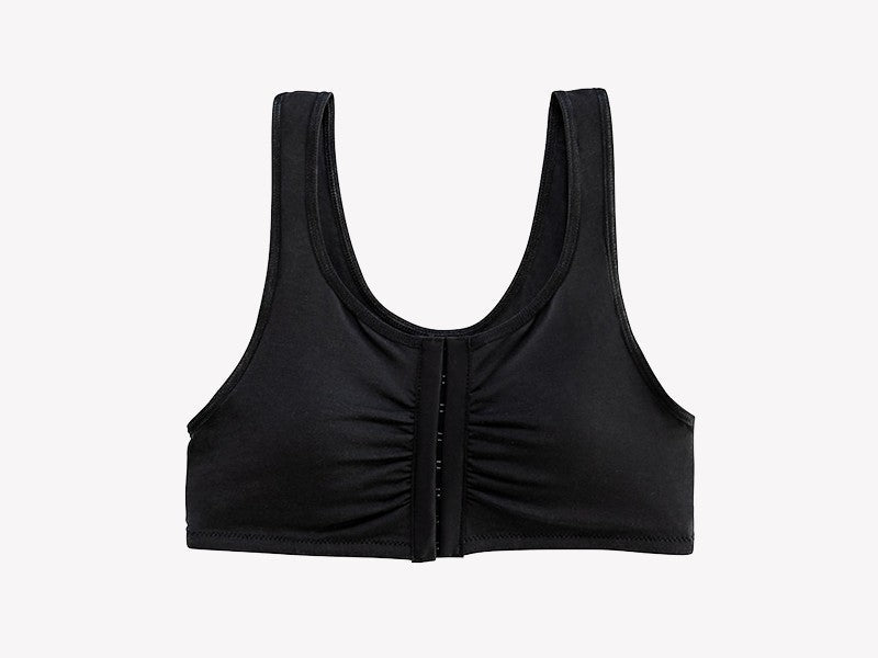 Maia Front Close Bra, Black