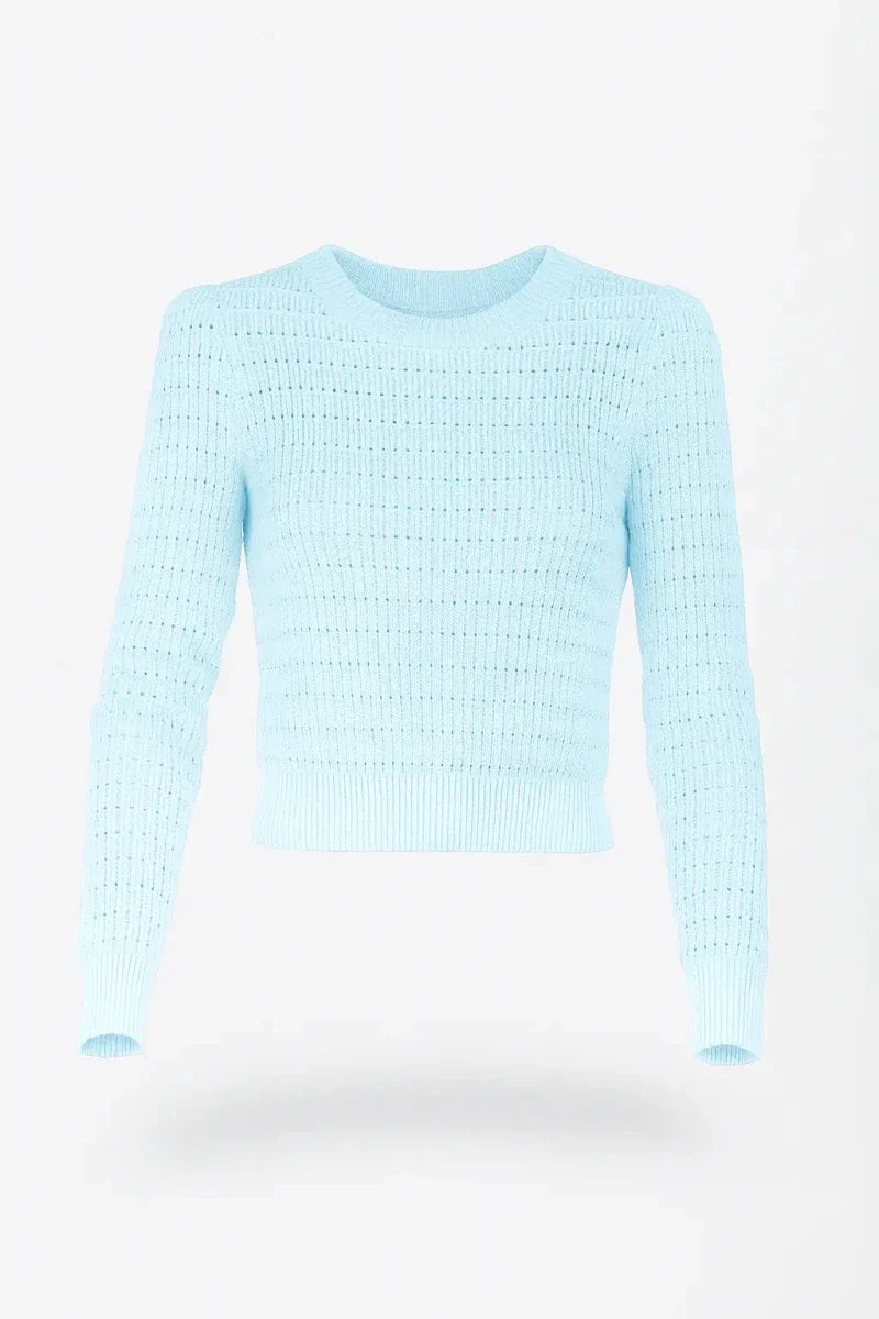 Paige Top (Light Aqua)