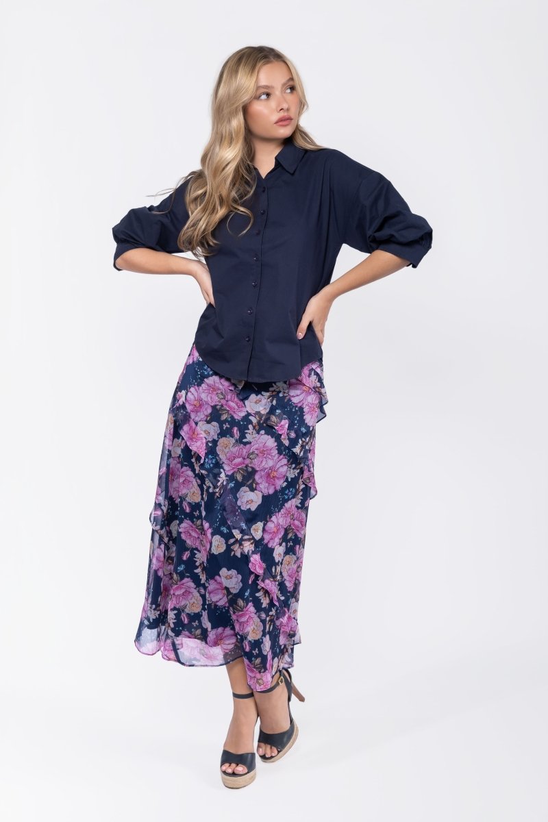 Viviana Top (Navy)